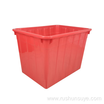 800*580*610 mm Red aquatic stackable crate